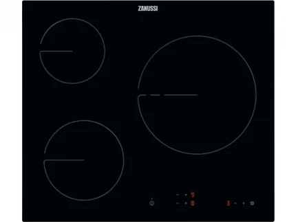Placa Vitrocerámica 3 Zonas 59 cm Negra Zanussi ZHRK639K