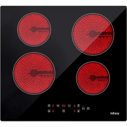 Placa Vitrocerámica 4 Fogones 60 cm Ancho IsEasy